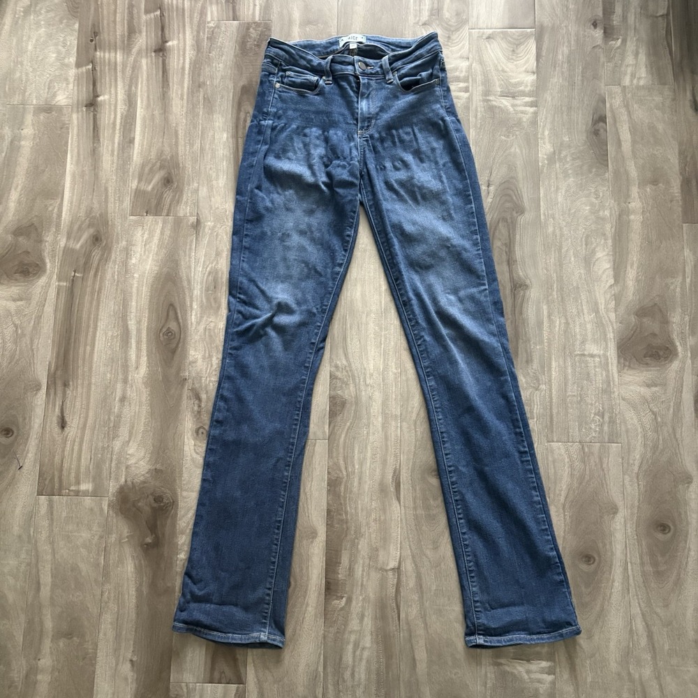 Paige Jeans Women's 27 Blue Bootcut Mid Rise Stretch Made USA